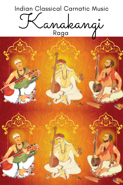 Kanakangi Raga is the first Raga of the 72 Melakarta Raga System and 1st of the Indu Chakra of the Carnatic Music. It is also called Kanakambari Raga in the Muthuswami Dikshithar School of Music.