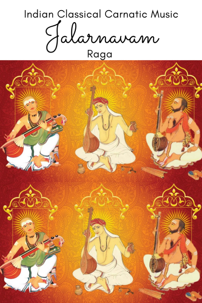 Jalarnavam is the 38th of Melakarta Raga and 2nd of the Rishi Chakra. It is called Jaganmohanam in Muthuswami Dikshitar school of Carnatic music.