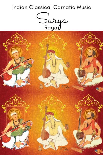 Surya is the janya raga of the 14th Melakarta raga Vakulabharanam