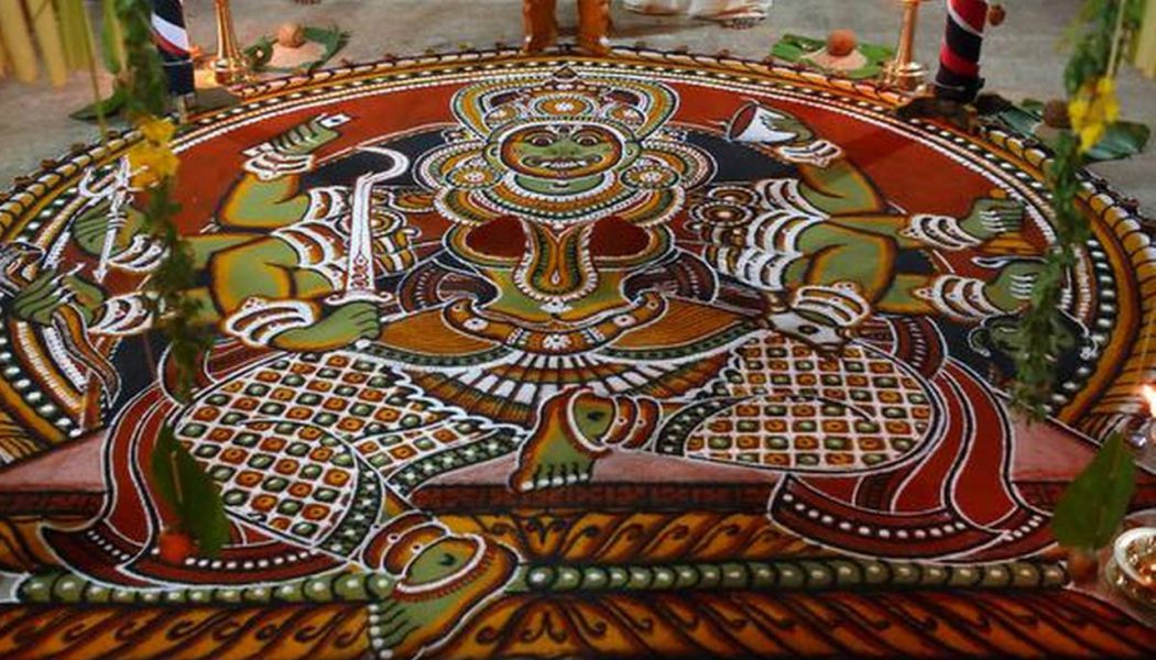 Indian Art and Craft – Kalamezhuthu Paattu