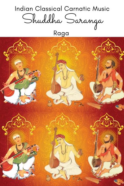 Shuddha Saranga is the janya raga of the 62nd Melakarta Raga Rishabhapriya