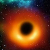 Light from behind a Black Hole