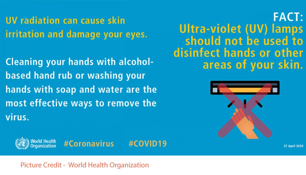 UV Radiation and SARS-CoV-2 Coronavirus