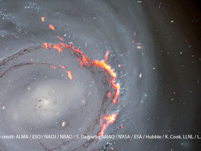Cosmic Boomerang in Coma Cluster Galaxy